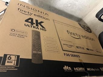 Insignia 55'' LED 4K TV ($220+ for new) - $140 3