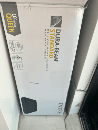 Intex queen air mattress 1