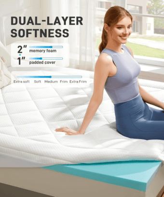 Mattress Topper: 3 inch King size 3