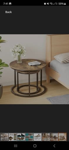 Nesting round coffee tables 2
