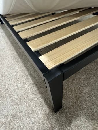 Full size bed frame and mattress 2