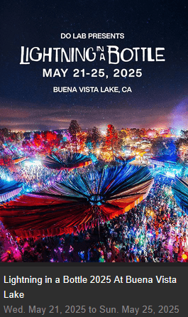 Lightning in a Bottle (LIB) - 5 day GA ticket + Car camping pass- $850 1