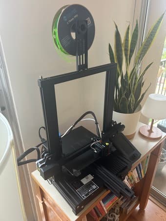 3D printer Ender 3 V2 Neo with TPU roll 2