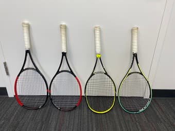 Selling used tennis racquets 1