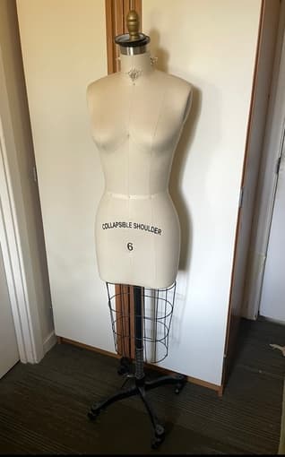 Size 6 Professional Dress Form, Draping Patternmaking Sewing Mannequin 1