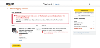 Poker Chip Set - 300PCS Poker Chips 1