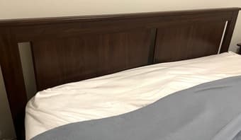 Queen bed with mattress 2