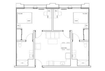 Spring Sublet — Room in Premium 2B2B EVGR Apartment 3