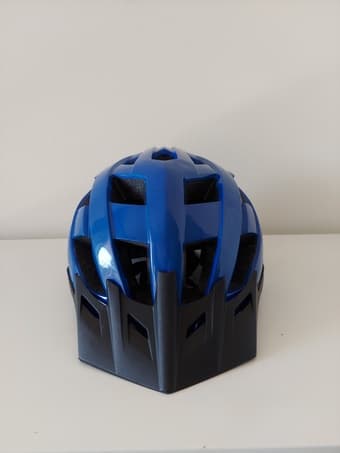 Zéfal Blue Bicycle Helmet w. Visor Blue L/XL Like New! 2