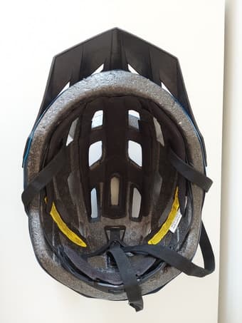 Zéfal Blue Bicycle Helmet w. Visor Blue L/XL Like New! 3