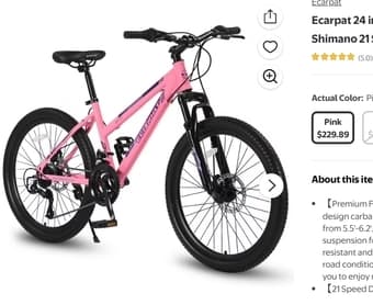 26" Shimano MT bike for girls (orgianlly $250+) 3