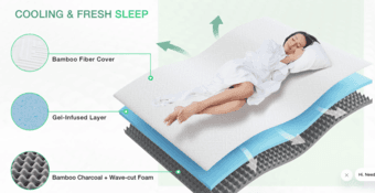 Memory Foam Mattress - Queen size (moving sale) 2