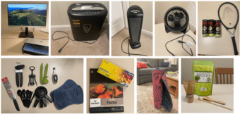Moving sale w/ good prices (electronics, household goods, books, etc!) 1