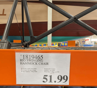 Rio Swinging Hammock Chair 1