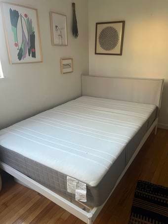 Full size bed  & mattress 1