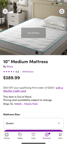 Queen size mattress 2