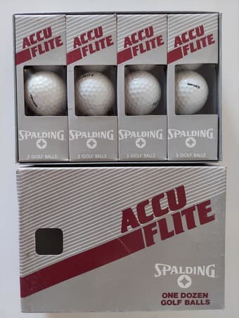 Spalding Accu Flite 12 Golf Balls Unopened New! 1