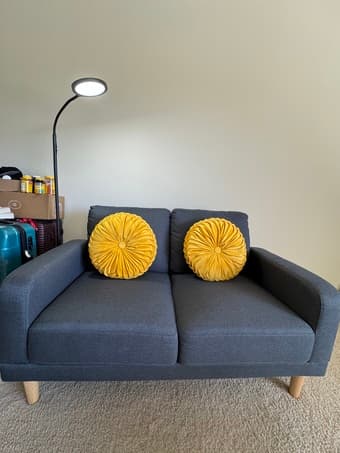 Coffield 50'' Upholstered Loveseat – Like New 1