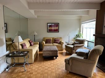 Gorgeous summer sublet in Menlo Pk: 2 bed, 2 1/2 bath, fully furnished 1