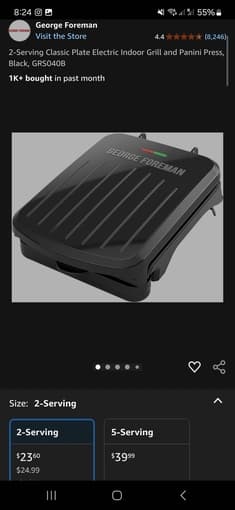 Panini press/indoor grill 2