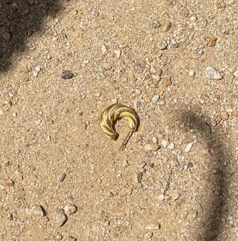 Found: Gold hoop earring outside CoDa 1