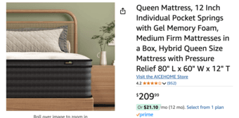 Queen size matress that has never been used 1