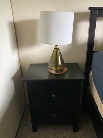Moving sale: solid wood bed set: king frame, night stands, 2 dressers 2