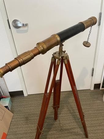 antique vintage telescope 1