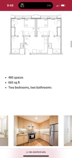 June-September Sublet for Stanford Affiliated Graduate Students 1