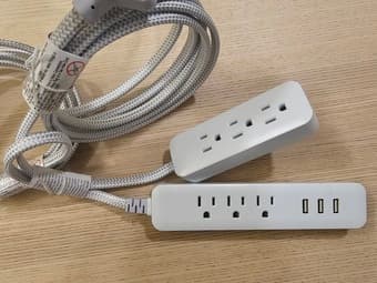 New Extension Cords w/USB Charging(2 Pack) 1