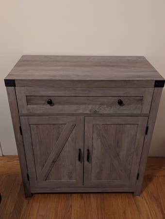 Bed, mattress, cabinet 2