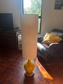 Funky yellow lamp 1