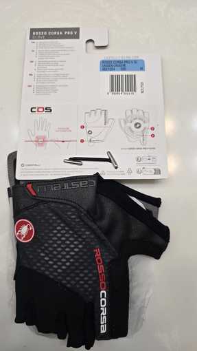 Casteli gloves rossa corsa size M NEW - Cycling gloves 1