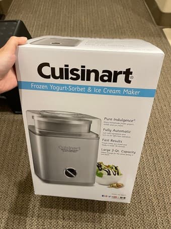 CUISINART ice cream maker 1