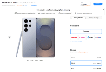 SAMSUNG Galaxy S25 Ultra Cell Phone, 256GB, Unlocked 1
