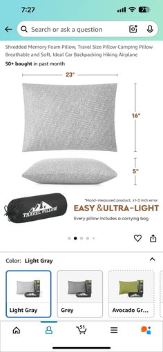 Travel pillows, BRAND NEW 2