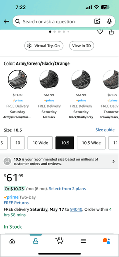 Hiking shoes Men, size 11, BRAND NEW 3