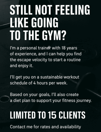 Fell off the fitness wagon? (10 slots remain) 1