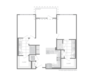 1B/1B in BRAND NEW luxury 2B/2B 10min walk from Millbrae BART/Caltrain 2