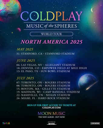 Coldplay ticket for 05/31 @ Stanford stadium 1