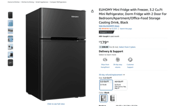 Mini-Fridge with Freezer 1