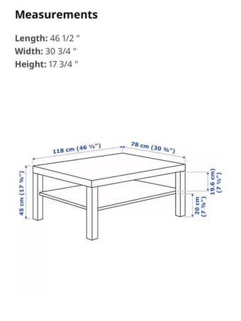 IKEA lack coffee table 2