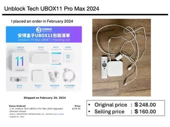 Price down sale: Unblock tech UBOX11 pro Max 2024 2