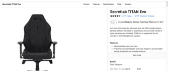Secretlab TITAN Evo, Office / Gaming Chair (EXCELLENT CONDITION) 2