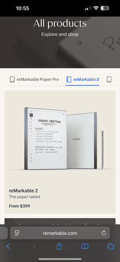 Selling Remarkable 2 3