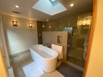 Luxury Master Bed with Private Bath in House 3