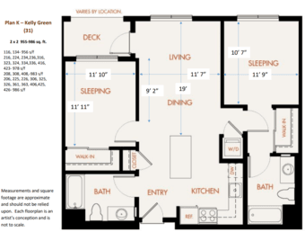 1BR/1BA in 2BR/2BA apartment at Colonnade 4
