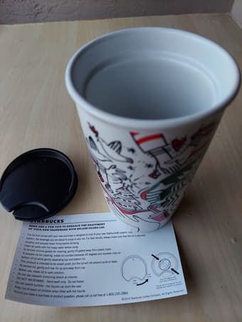 Starbucks Coffee Tumbler Mermaid 12oz Holiday Christmas 2017 Brand New 3