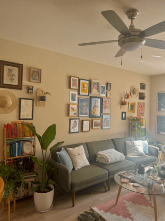 Beautiful Green Midcentury Modern Couch 1