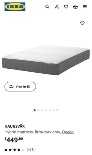 Queen-size mattress for sale 2